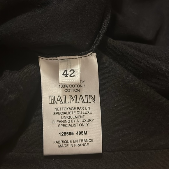 Balmain vneck short sleeve top - Picture 5 of 5